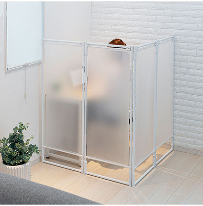 セキスイ 折りたたみ式パーテーション PO-1 積水樹脂 間仕切り スクリーン 折りたたみ 折り畳み コンパクト 省スペース 半透明 物干し(代引不可)