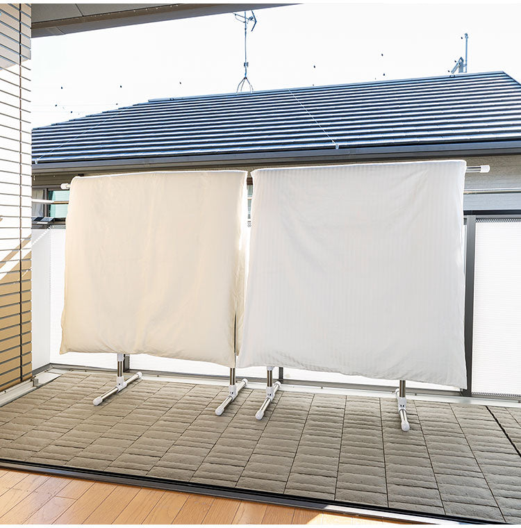 セキスイ ステンクラーふとんほし2台入 FD-80S 積水樹脂 物干し ものほし 干し台 布団干し(代引不可)