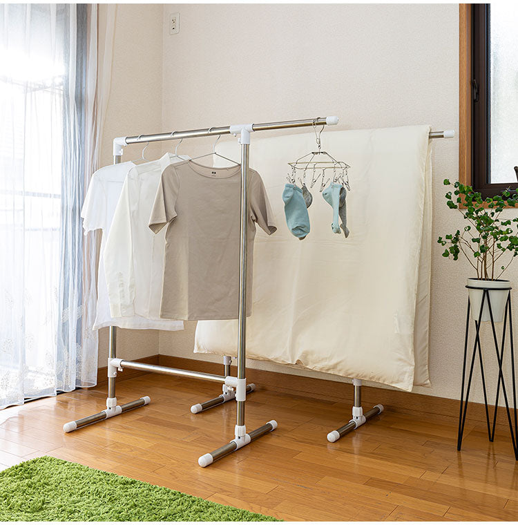 セキスイ ステンクラーふとんほし2台入 FD-80S 積水樹脂 物干し ものほし 干し台 布団干し(代引不可)