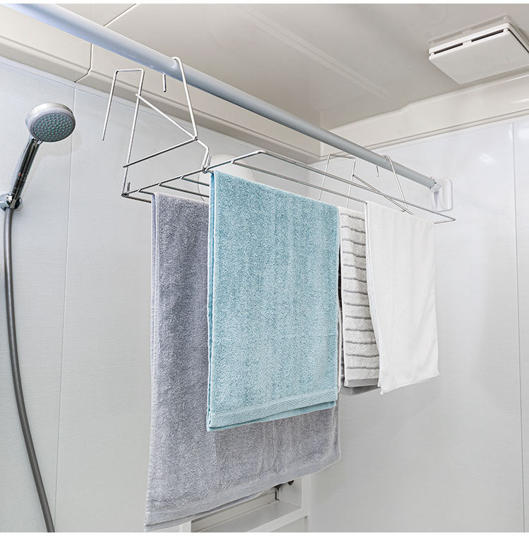 セキスイ ステンレス バスタオルほし DB-1 積水樹脂 物干し ものほし 干し台 タオル掛け(代引不可)