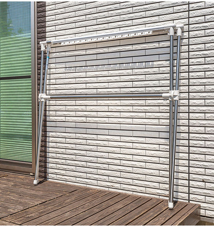 セキスイ ステンクラー多機能ふとん干し 幅134~230cm FDX-100S 積水樹脂 物干し ものほし 干し台(代引不可)