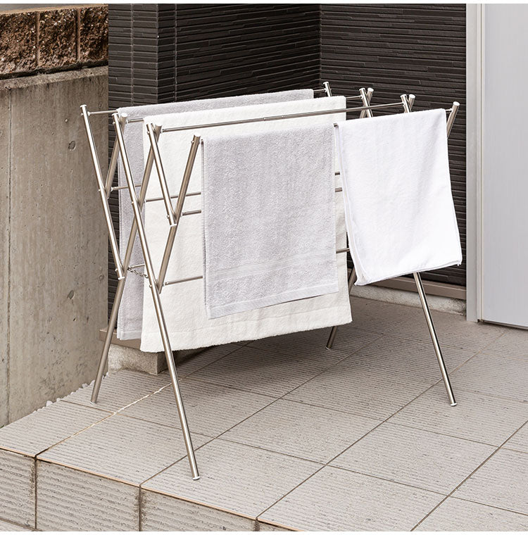 セキスイ ステンレス物干し台 幅83~52cm DS-150W 積水樹脂 物干し ものほし 干し台(代引不可)