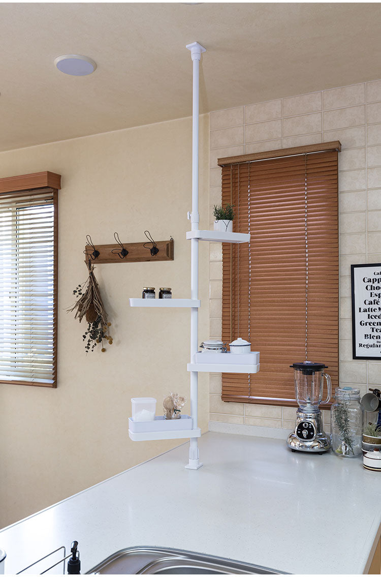 セキスイ つっぱり式スリムラック TSR-SW 積水樹脂 突っ張り 収納 省スペース コンパクト(代引不可)