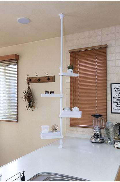 セキスイ つっぱり式スリムラック TSR-SW 積水樹脂 突っ張り 収納 省スペース コンパクト(代引不可)