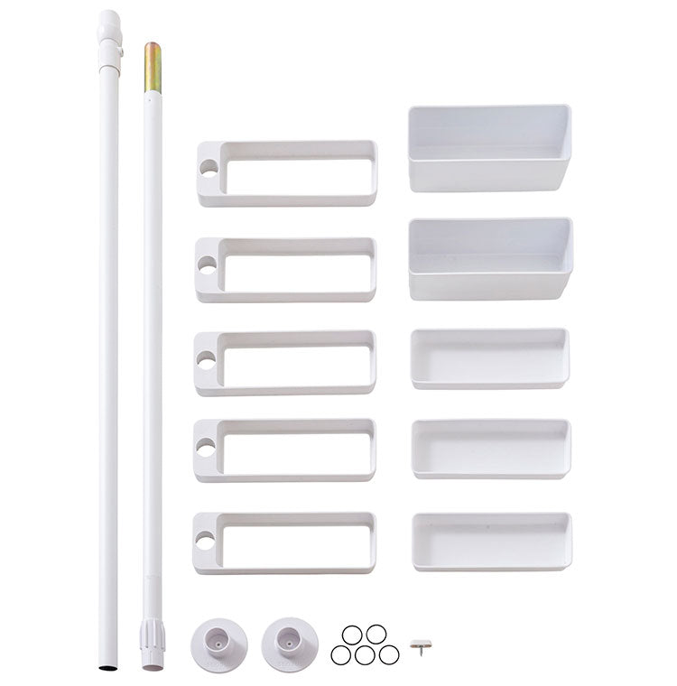 セキスイ つっぱり式スリムラック TSR-LW 積水樹脂 突っ張り 収納 省スペース コンパクト(代引不可)