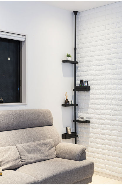 セキスイ つっぱり式スリムラック TSR-LBK 積水樹脂 突っ張り 収納 省スペース コンパクト(代引不可)