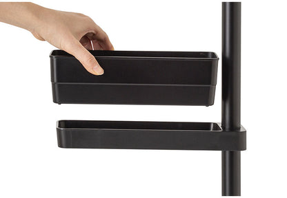 セキスイ つっぱり式スリムラック TSR-LBK 積水樹脂 突っ張り 収納 省スペース コンパクト(代引不可)