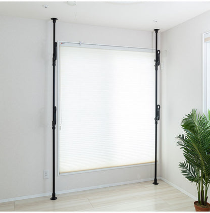 セキスイ つっぱり式ダブルポール 高さ200~275cm TWP-BK 積水樹脂 物干し ものほし 干し台(代引不可)