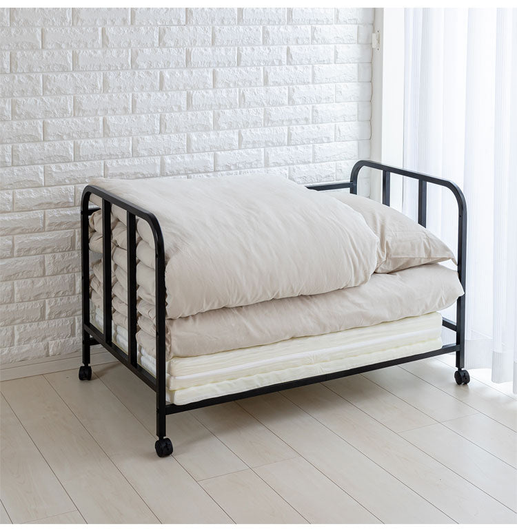 セキスイ 布団収納ラック シングル ふとん収納ラック 布団ラック ふとんラック ロボット掃除機対応 クローゼット ウォークインクローゼット 押入れ収納 押し入れ収納 黒 ブラック 積水(代引不可)