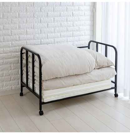 セキスイ 布団収納ラック シングル ふとん収納ラック 布団ラック ふとんラック ロボット掃除機対応 クローゼット ウォークインクローゼット 押入れ収納 押し入れ収納 黒 ブラック 積水(代引不可)