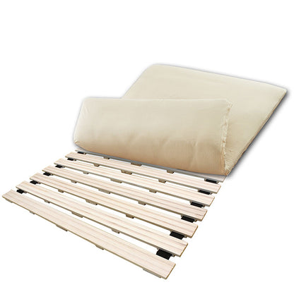 桐のロールベッド シングル ロール式 すのこベッド 桐 すのこマット 折りたたみ ロール すのこ 湿気対策 梅雨対策 折りたたみベッド 収納式 コンパクト 来客用(代引不可)