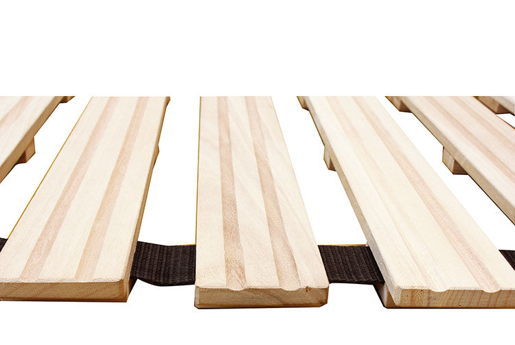 桐のロールベッド ダブル ロール式 すのこベッド 桐 すのこマット 折りたたみ ロール すのこ 湿気対策 梅雨対策 折りたたみベッド 収納式 コンパクト 来客用(代引不可)