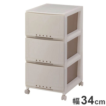 【5%OFF】天馬 プロフィックス ルームケース 3403 カプチーノ 衣類収納 収納ケース チェスト クローゼット収納 押し入れ収納 押入れ収納 tenma 幅34cm 奥行42cm 高さ68cm(代引不可)