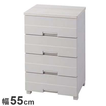 天馬 フィッツプラス イージー FE5504 カプチーノ Fits 衣類収納 収納ケース チェスト クローゼット収納 押し入れ収納 押入れ収納 tenma 幅55cm 奥行41cm 高さ85cm(代引不可)