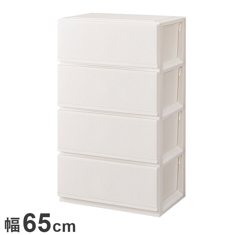 【5%OFF】天馬 プロフィックス スタイルケース組立式 6504深型 ホワイト 衣類収納 収納ケース チェスト クローゼット収納 押し入れ収納 押入れ収納 tenma 幅65cm 奥行45cm 高さ112cm(代引不可)