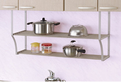 伸縮パイプ棚 2段 幅60~90cm 田窪工業所 TAKUBO TS2-90L(代引不可)