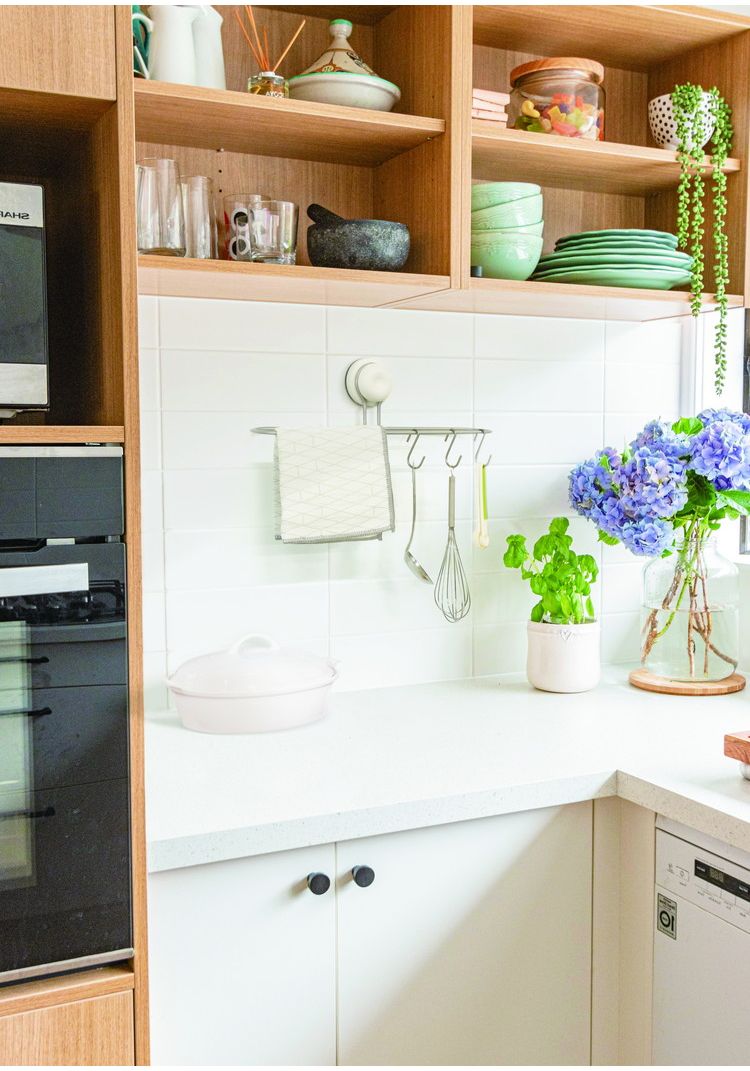 強力吸盤 タオル掛けL キッチン収納 簡単設置(代引不可)