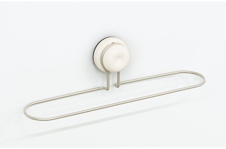 強力吸盤 タオル掛けL キッチン収納 簡単設置(代引不可)