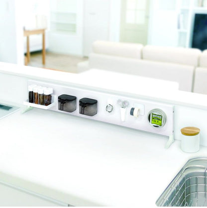 マグネットボード スタンド 幅90cm ロータイプ 置き型 スタンド式 ボード単品 キッチン収納 マグネット収納 スチールボード デスク 卓上 カウンター上 白 ホワイト(代引不可)