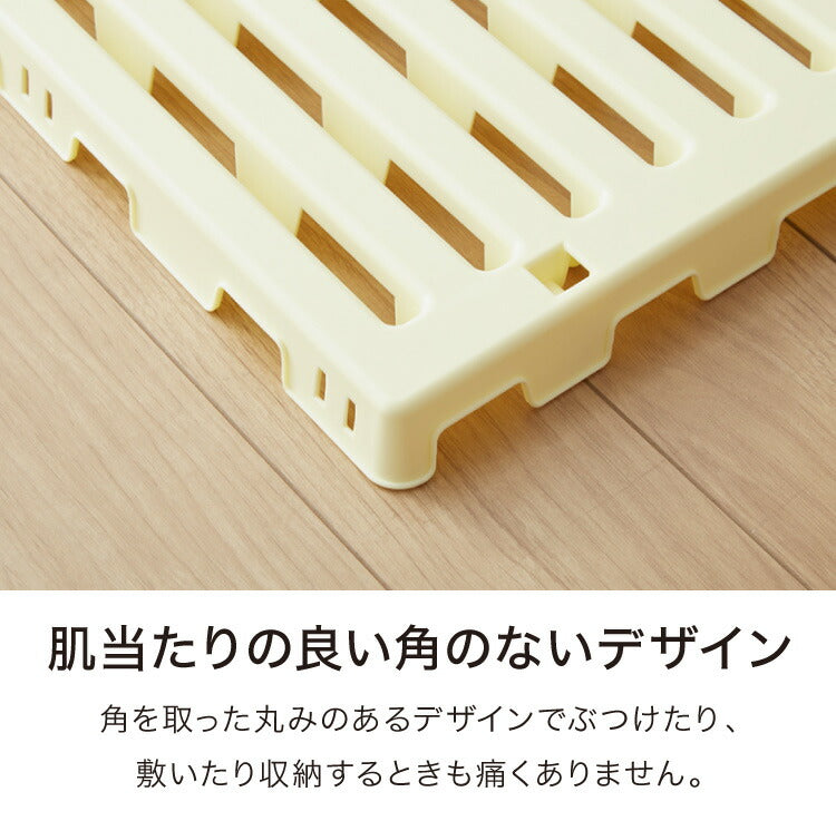 日本製 赤ちゃん用 折りたたみすのこベッド ベビーサイズ 耐荷重100kg ベビーベッド対応 エアースリープ ベビー 湿気 対策 除湿 高床 防カビ 通気性 折りたたみ すのこマット プラスチック すのこ(代引不可)