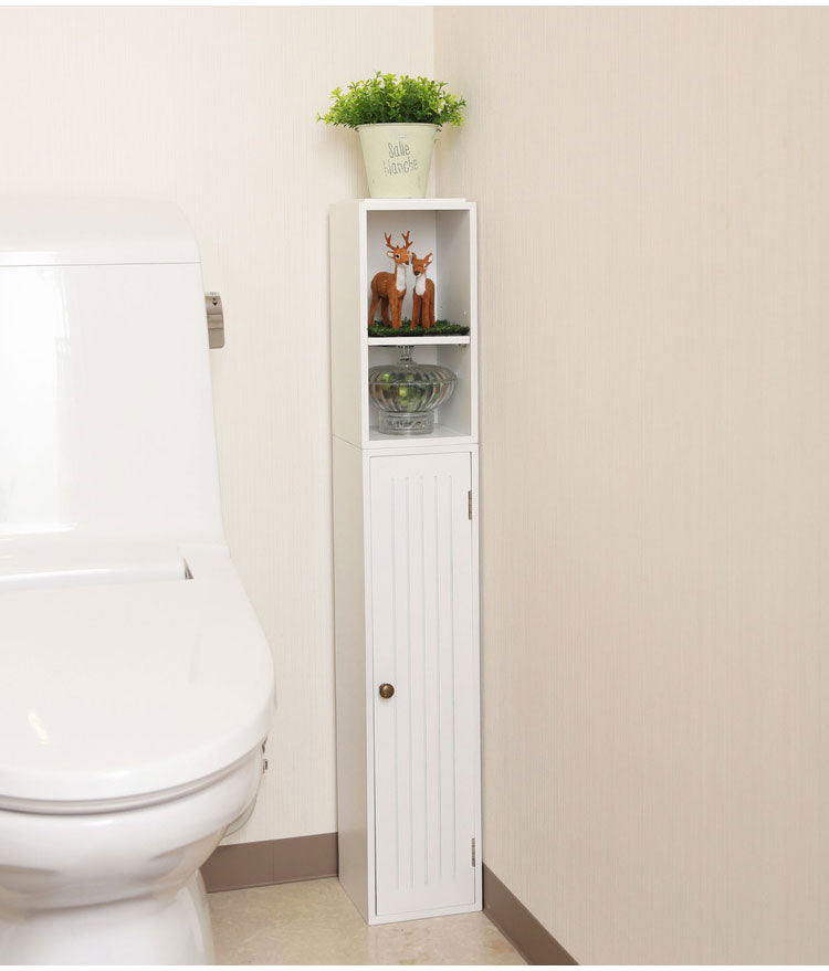 スタッキングdeトイレ収納 オープン トイレ収納 トイレラック 棚 ラック スリム 省スペース トイレットペーパー 掃除用品 収納 単品 自由に 組み合わせ 棚板の高さ 調節可能 幅15cm 奥行15cm 高さ30cm(代引不可)