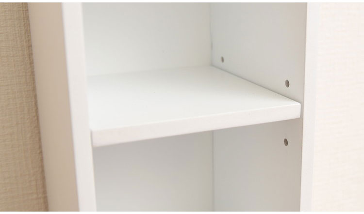 スタッキングdeトイレ収納 オープン トイレ収納 トイレラック 棚 ラック スリム 省スペース トイレットペーパー 掃除用品 収納 単品 自由に 組み合わせ 棚板の高さ 調節可能 幅15cm 奥行15cm 高さ30cm(代引不可)