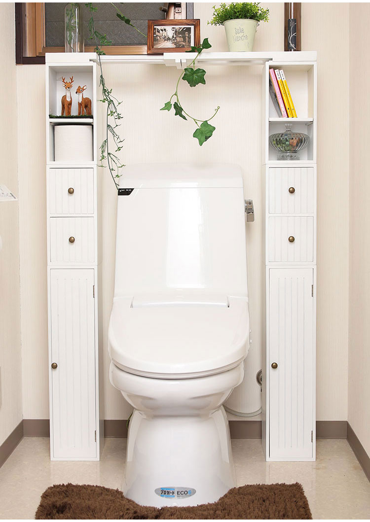 スタッキングdeトイレ収納 天板のみ 伸縮天板 幅60cm~80cm 伸縮式 天板 完成品 伸長式 単品 収納 奥行15cm 高さ3cmトイレタンク上 スペース 有効活用 省スペース 耐荷重 1kg コンパクト(代引不可)