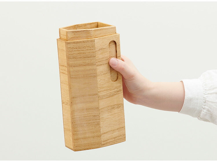 kirisai 日本製 桐の冷蔵こめ櫃 1kg 米びつ 冷蔵庫 一合マス蓋付き スリム 冷蔵庫に入る こめびつ 片手で計れる フタ付き 保存容器 ライスストッカー 米櫃 桐 木製 桐製 おしゃれ OSPO-1(代引不可)