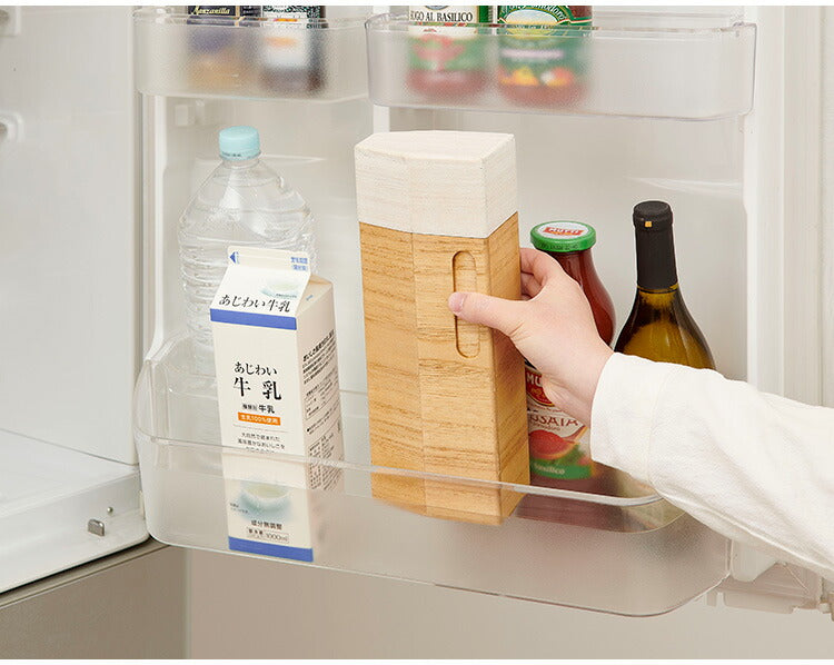 kirisai 日本製 桐の冷蔵こめ櫃 1kg 米びつ 冷蔵庫 一合マス蓋付き スリム 冷蔵庫に入る こめびつ 片手で計れる フタ付き 保存容器 ライスストッカー 米櫃 桐 木製 桐製 おしゃれ OSPO-1(代引不可)