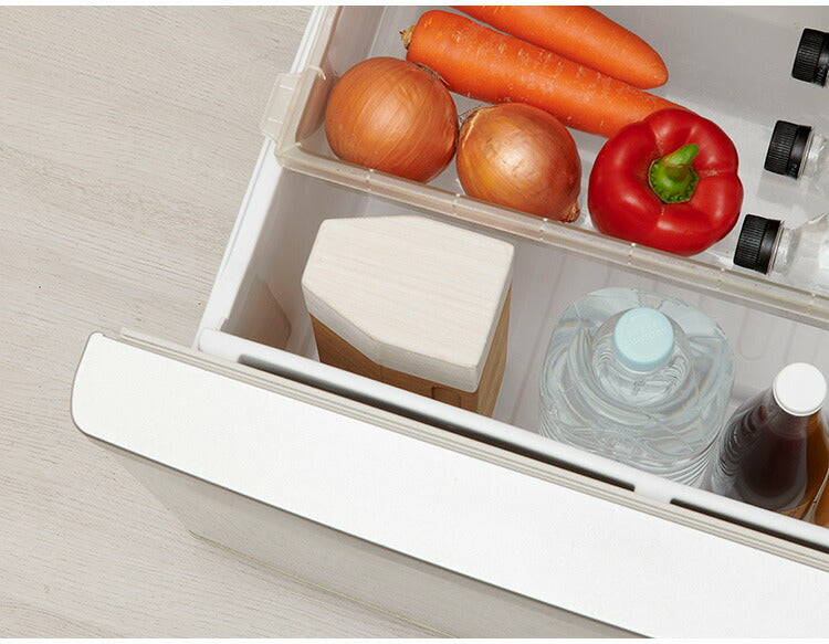 kirisai 日本製 桐の冷蔵こめ櫃 1kg 米びつ 冷蔵庫 一合マス蓋付き スリム 冷蔵庫に入る こめびつ 片手で計れる フタ付き 保存容器 ライスストッカー 米櫃 桐 木製 桐製 おしゃれ OSPO-1(代引不可)