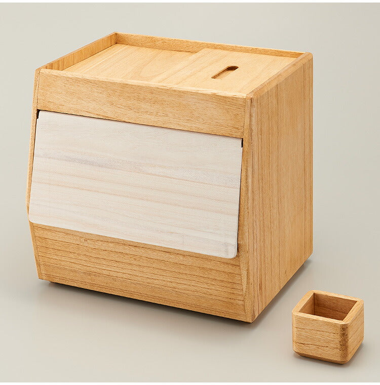 kirisai 日本製 桐のこめ櫃 10kg 米びつ 一合升付き 桐 木製 桐製 調湿 ライスストッカー 底のお米が取りやすい こめびつ 米櫃 保存容器 おしゃれ OSPO-10(代引不可)