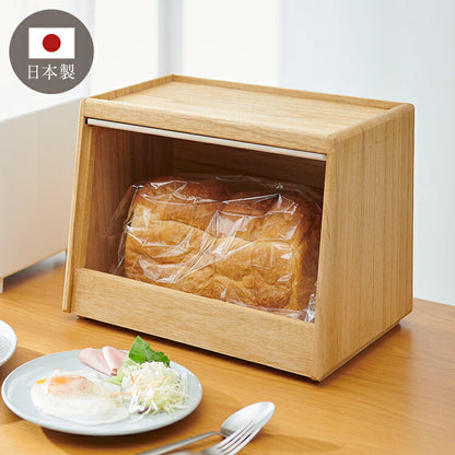 kirisai 日本製 桐のパン櫃 ブレッドケース パンケース 桐 木製 桐製 調湿 2斤サイズ 食パン 収納 ブレッドボックス 保存容器 おしゃれ OSPP-2(代引不可)
