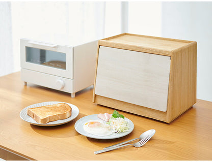 kirisai 日本製 桐のパン櫃 ブレッドケース パンケース 桐 木製 桐製 調湿 2斤サイズ 食パン 収納 ブレッドボックス 保存容器 おしゃれ OSPP-2(代引不可)