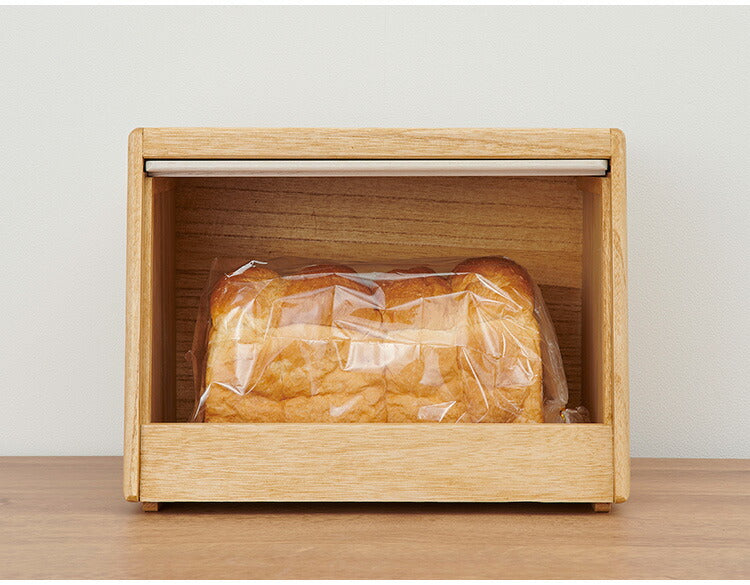 kirisai 日本製 桐のパン櫃 ブレッドケース パンケース 桐 木製 桐製 調湿 2斤サイズ 食パン 収納 ブレッドボックス 保存容器 おしゃれ OSPP-2(代引不可)