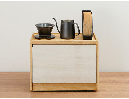 kirisai 日本製 桐のパン櫃 ブレッドケース パンケース 桐 木製 桐製 調湿 2斤サイズ 食パン 収納 ブレッドボックス 保存容器 おしゃれ OSPP-2(代引不可)