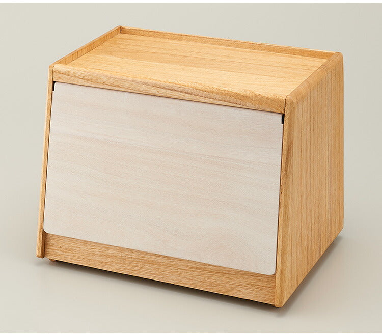 kirisai 日本製 桐のパン櫃 ブレッドケース パンケース 桐 木製 桐製 調湿 2斤サイズ 食パン 収納 ブレッドボックス 保存容器 おしゃれ OSPP-2(代引不可)