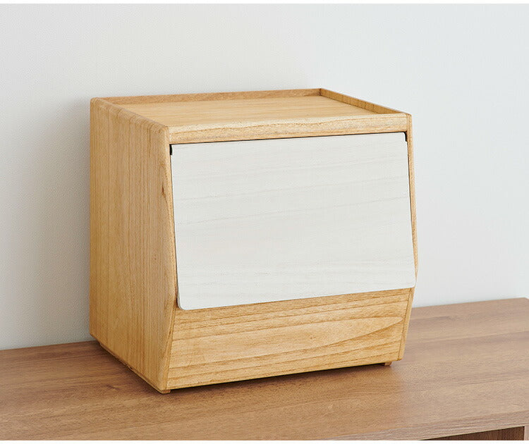 kirisai 日本製 桐のやさい櫃 野菜ストッカー すのこ棚板付き 桐 木製 桐製 調湿 野菜 保存 ケース 収納 根菜・果物の保存にも 野菜櫃 保存容器 おしゃれ OSPY-1(代引不可)