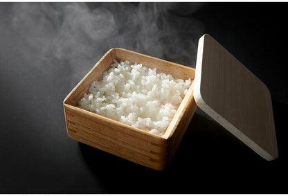 kirisai 日本製 桐のレンジでごはん鉢 冷凍ごはん容器 電子レンジ対応 蒸気でふっくら 調湿 桐 木製 桐製 茶碗 ごはん保存容器 冷凍ご飯容器 お米保存容器 冷凍ごはん 保存容器 おしゃれ OSG-1(代引不可)