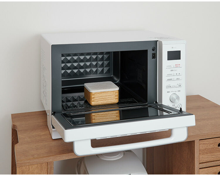 kirisai 日本製 桐のレンジでごはん鉢 冷凍ごはん容器 電子レンジ対応 蒸気でふっくら 調湿 桐 木製 桐製 茶碗 ごはん保存容器 冷凍ご飯容器 お米保存容器 冷凍ごはん 保存容器 おしゃれ OSG-1(代引不可)