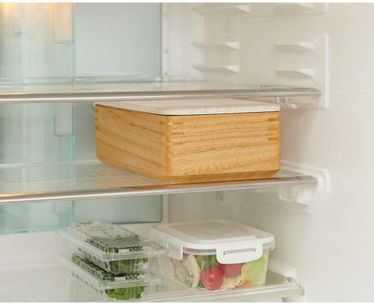 kirisai 日本製 桐のレンジでお櫃 おひつ 電子レンジ対応 冷凍保存OK 桐 木製 桐製 調湿 専用しゃもじ付き 冷蔵庫 冷蔵庫に入る スリム お米保存容器 保存容器 おしゃれ OSG-2(代引不可)