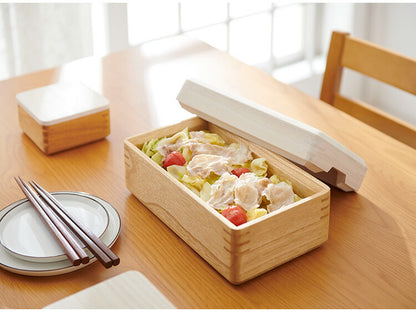 kirisai 日本製 桐のレンジでむし鉢 蒸し器 電子レンジ対応 蒸気でふっくら 調湿 桐 木製 桐製 せいろ 専用スノコ付き 長方形 スリム 蒸し野菜 肉まん シュウマイ おしゃれ OSM-1(代引不可)