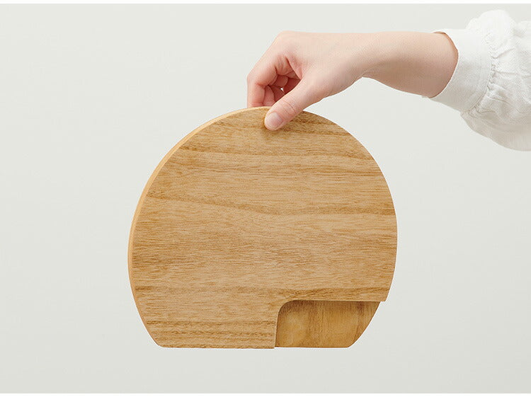 kirisai 日本製 桐のカッティングプレート 丸 まな板 カッティングボード 丸いまな板 桐 木製 桐製 まな板 丸型 円形 D型 丸まな板 かまぼこ型 おしゃれ OSPL-1(代引不可)