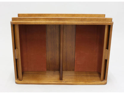 ジャバラ扉式調味料ケース ダークブラウン 卓上 調味料ケース 調味料ラック スパイスラック カウンター上収納 カウンター収納(代引不可)