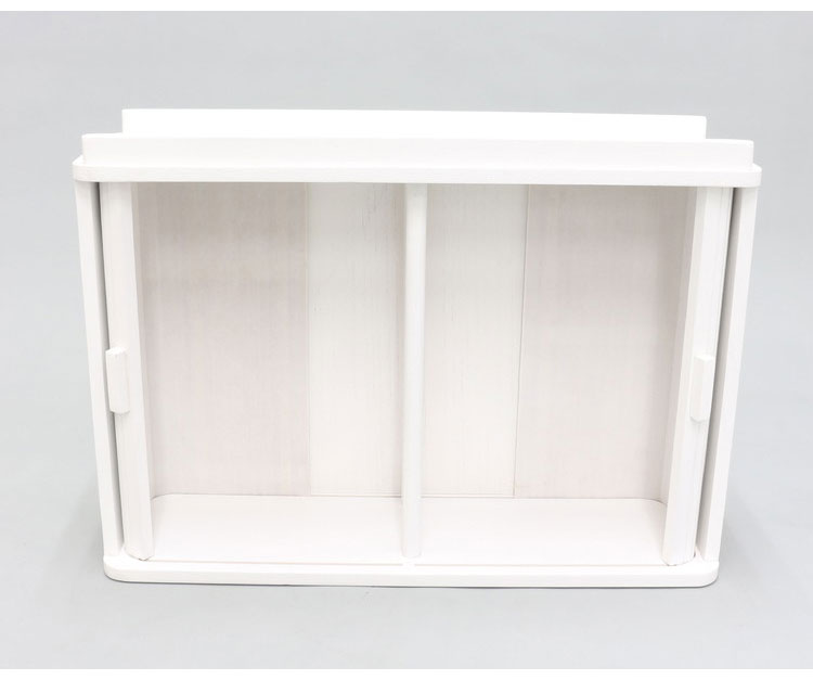 ジャバラ扉式調味料ケース ホワイト 卓上 調味料ケース 調味料ラック スパイスラック カウンター上収納 カウンター収納(代引不可)