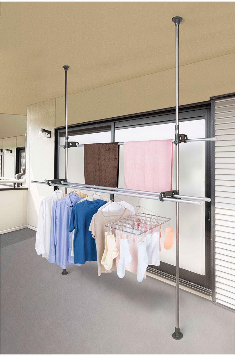 セキスイ ステンレス ベランダ用物干し台 スタンドポール DSL-20 積水樹脂 物干し ものほし 干し台(代引不可)