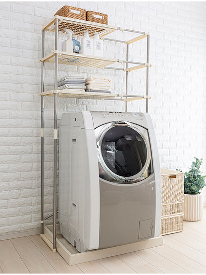 セキスイ ステンレス洗濯機ラック SSR-30 積水樹脂 洗濯機置き台 洗濯台 置き台 洗濯機ラック 排水パン 洗濯機パン(代引不可)