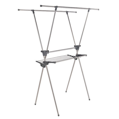 セキスイ ステンレス2段式ものほしスタンド STM-1002 積水樹脂 物干し ものほし 干し台(代引不可)