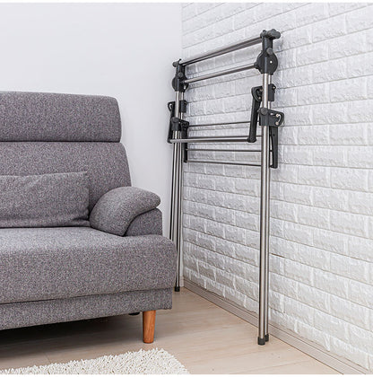 セキスイ ステンレス2段式ものほしスタンド STM-1002 積水樹脂 物干し ものほし 干し台(代引不可)