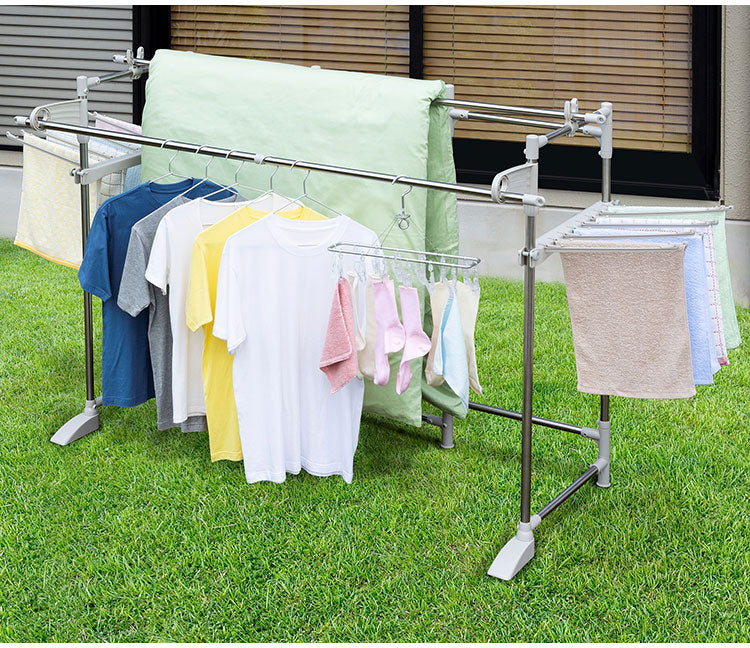 セキスイ ステンレス多機能ものほし台 ほすおー HD-60S 積水樹脂 物干し ものほし 干し台(代引不可)