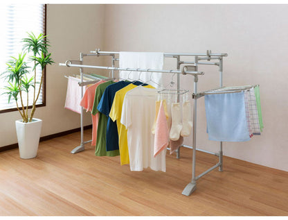セキスイ 軽量アルミ製 多機能物干し台 ほすおー AHD-60LG 物干し台 物干し竿 伸縮竿 タオルハンガー 布団干し アルミ多機能ものほし台 積水(代引不可)